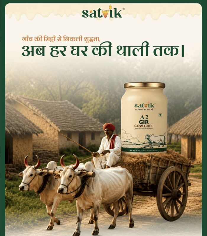 Mumbai, Food, INR 699,  Satvik A2 Gir Cow Ghee &ndash; Village-Made Purity, Delivered To Your Home