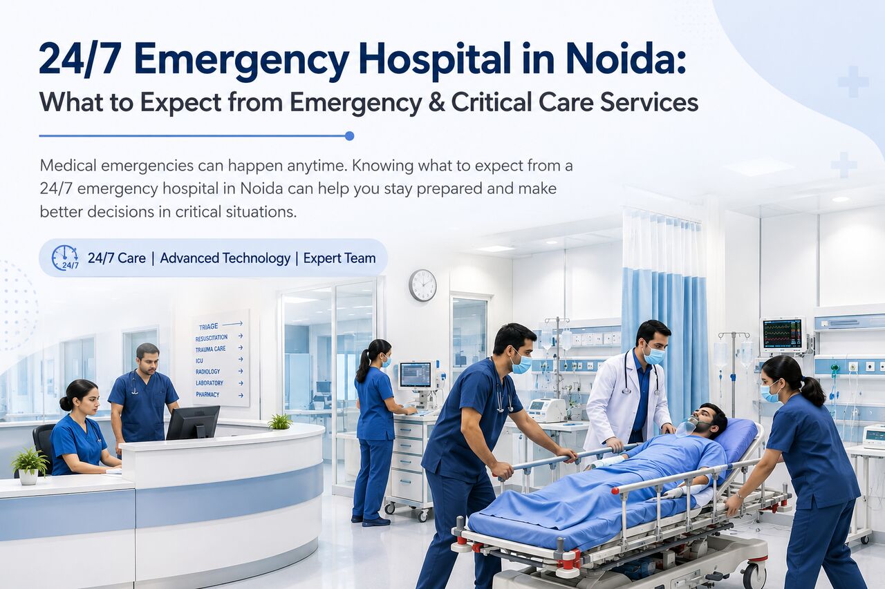 Noida, Health, 24/7 Emergency Hospital In Noida For Emergency & Critical Care