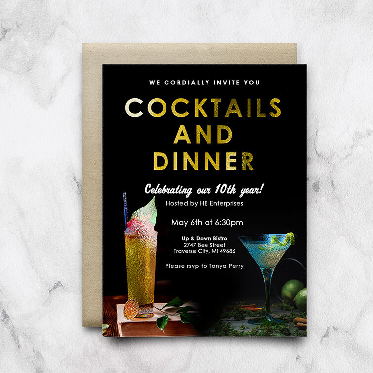 Los Angeles, Printing, Order  Custom Aquafoil Invitation Cards From PrintMagic
