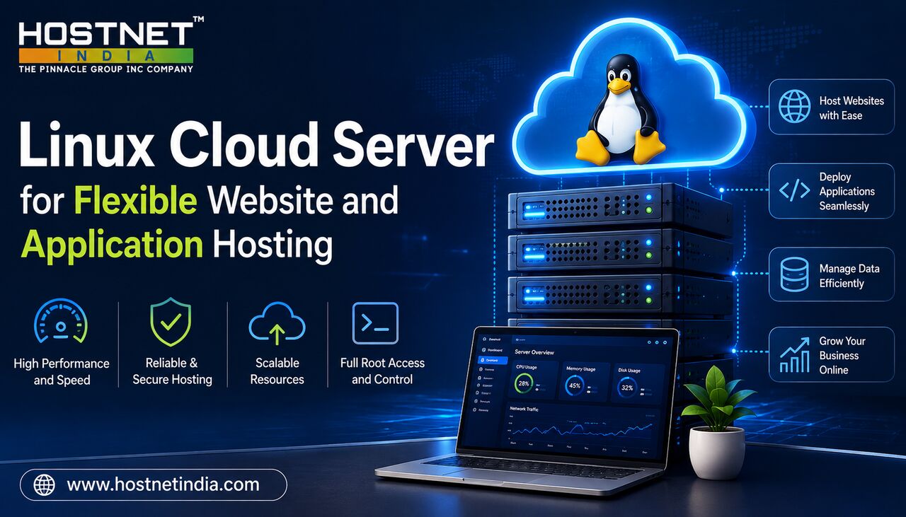 Mumbai, Computer, Linux Cloud Server For Flexible Website And Application Hosting