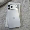 SAR 4800,  IPhone 17 Pro Max 256gb Sale Swap 100 Battery 30 Cycle Count Silver Color