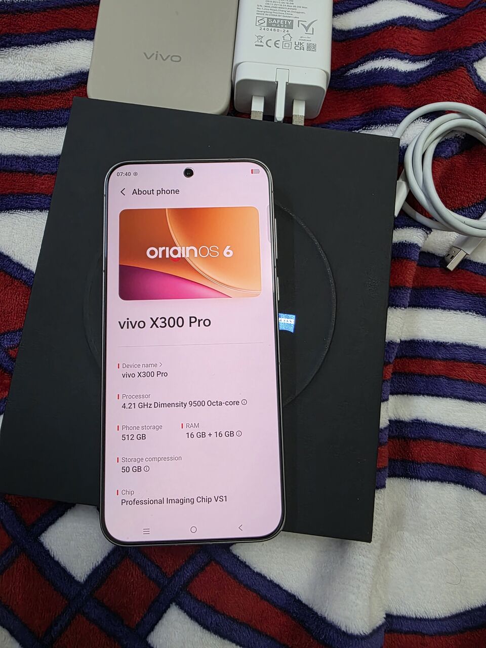 Khobar, Mobile Phones, SAR 3650,  Vivo X300 Pro 512gb 16+16gb Ram Same Brand New Few Days Use Only Serious Buyer Contact Me