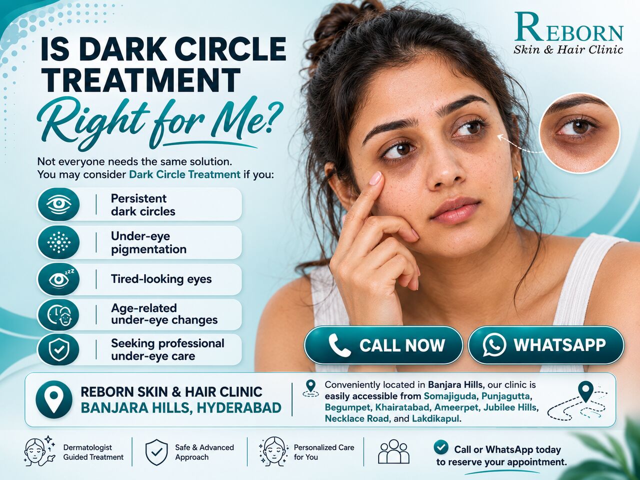 Hyderabad, Health & Beauty Items, INR 3000,  Dark Circle Treatment Price Near Banjara Hills