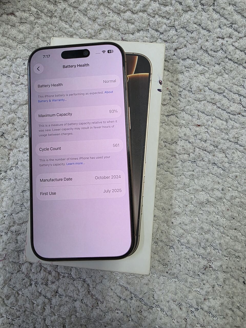 Khobar, Mobile Phones, SAR 2900,  IPhone 16 Pro 256gb Sale Swap 93 Battery Full Fresh Only Serious Buyer Contact