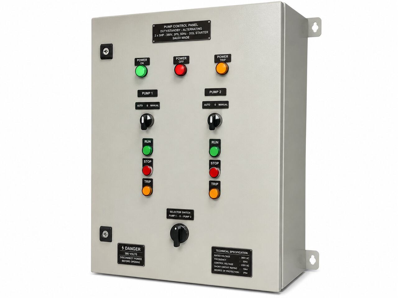 Riyadh, Electrical & Plumbing, SAR 5750,  لوحة تحكم مضختين 5HP Duty/Standby – Schneider/ABB