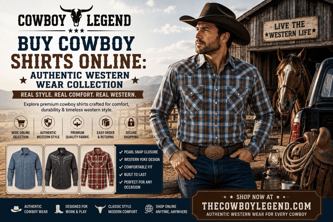 New York, Clothing & Accessories, USD 33,  Buy Cowboy Shirts Online: Authentic Western Wear Collection