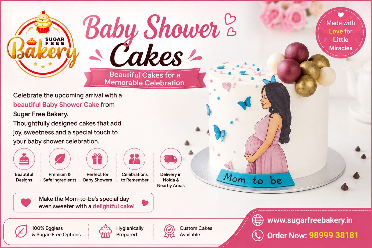 Noida, Food Delivery, Baby Shower Cakes &ndash; Beautiful Cakes For A Memorable Celebration