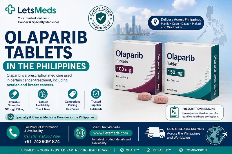 Makati City, Health & Beauty Items, PHP 1,  Olaparib Tablet Price In The Philippines | LetsMeds