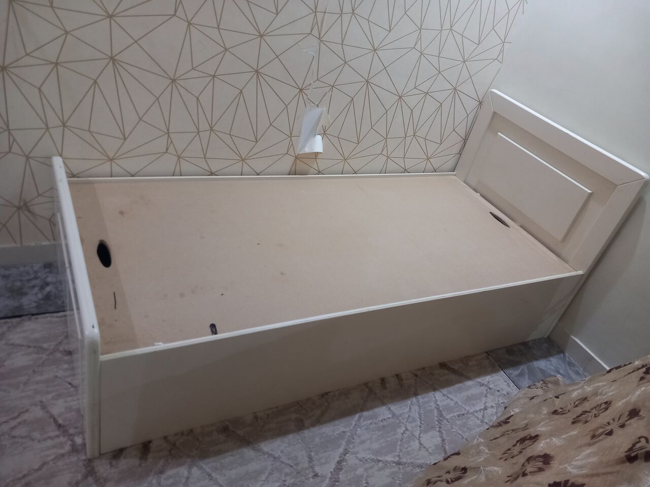 Al Urayja, Furniture, SAR 500,  🛏️ Two Strong Solid-Wood Beds + Mattresses – 500 SAR