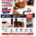 KWD 320/month,  100 Sq. Meter,  Easy Affordable Price  2 BHK Fully Furnished In Mangaf-4@KD320
