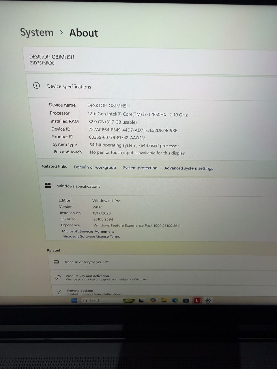Riyadh, Computers, SAR 5500,  Lenovo Thinkpad P16 Core I7 12th Gen 32GB 1TB 8GB A2000 New