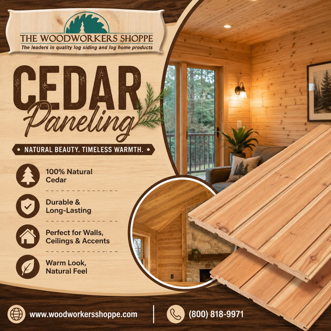 New York, Business, Looking For Beautiful Cedar Paneling For Your Home? Call (800) 818-9971