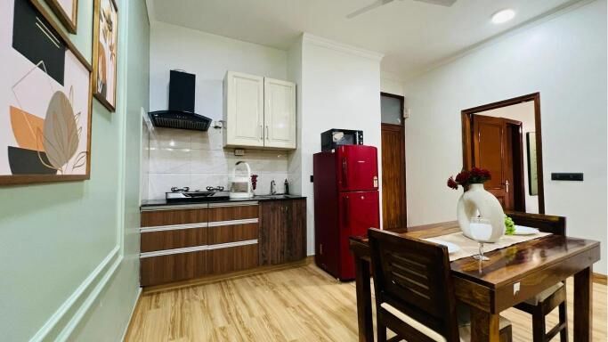 Gurgaon, Apartments, Flats, Houses & Villas, INR 4000/day,  Furnished,  1 BR,  450 Sq. Feet,  BluO 1BHK Galleria Market - Patio, Gym TT