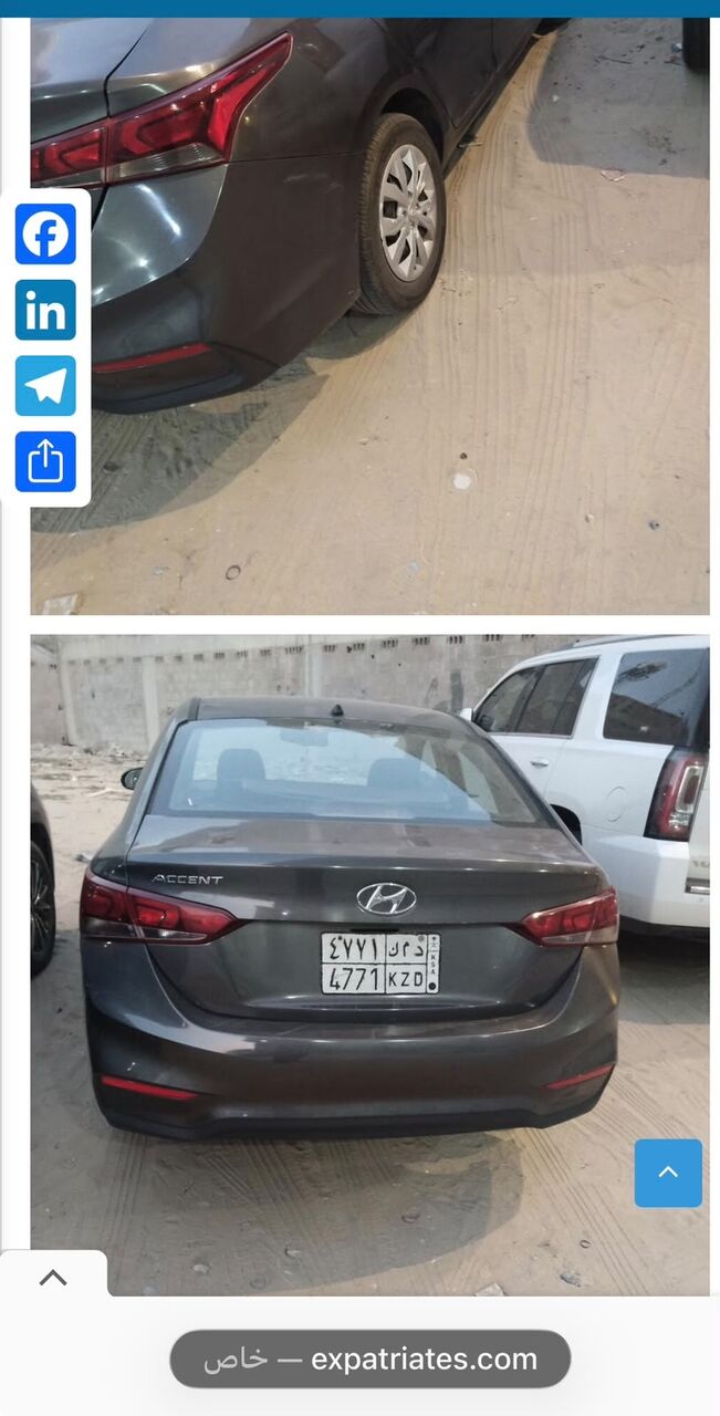 Dammam, Vehicles, Cars & Trucks , Hyundai Accent,  2020,  Automatic,  290 KM,   Model  Available For Monthly Rent