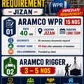 UURGENT MANPOWER REQUIREMENT &ndash; JIZAN