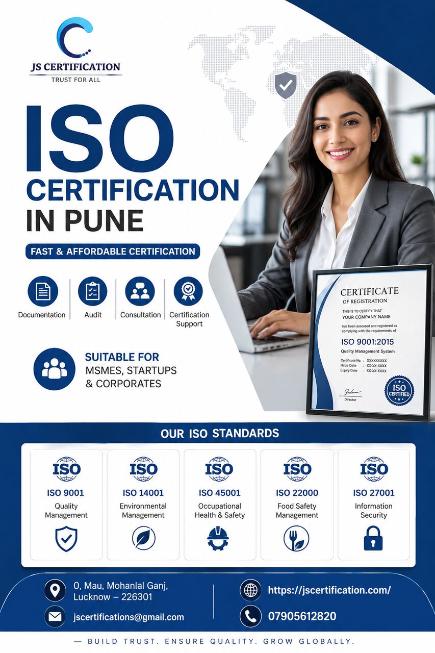 Pune, Business, ISO Certification In Pune