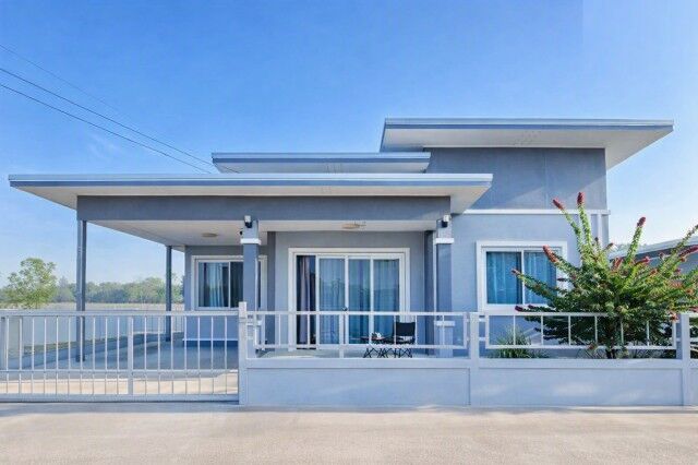 Bangkok, Villas, THB 11999,  65 Sq. Feet,  Modern Style Detached House, 2 Bedrooms, 2 Bathrooms, PT Gas Station, Mukdahan (km. 6),