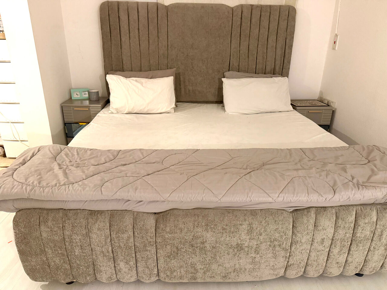 Al Nuzha, Furniture, SAR 500,  FOR SALE - All New , Under Warranty Moving Out | Bed Set Sofa TV Etc