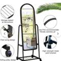 SAR 50,  Slim Full-Length Standing Mirror With Wheels And Storage Rack, 160x31CM, Modern Dressing M