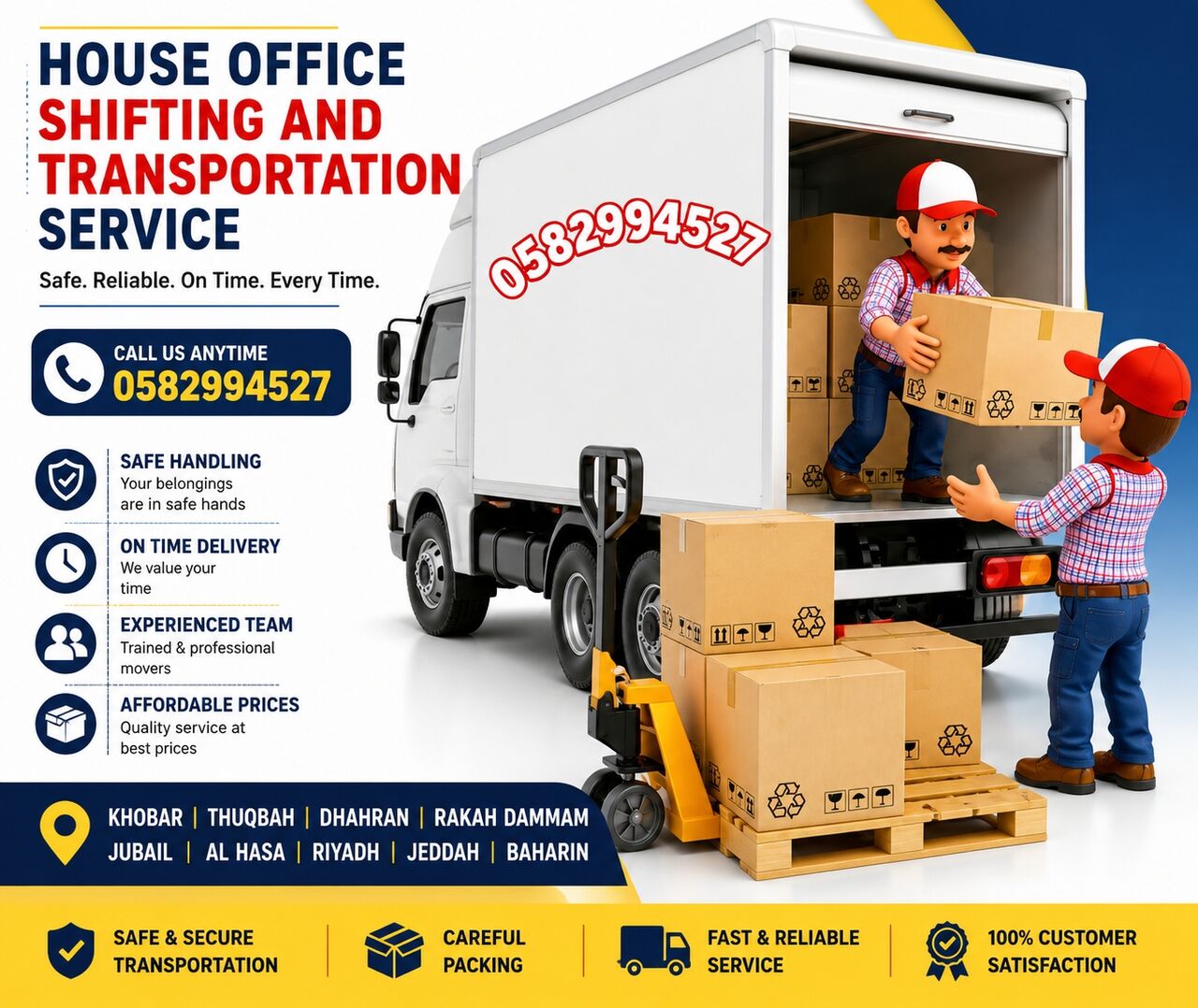 Dhahran, Household, RELIABLE HOUSE SHIFTING OFFICE MOVING MOVERS & PACKERS IN KHOBAR DAMMAM | Call 0582994527