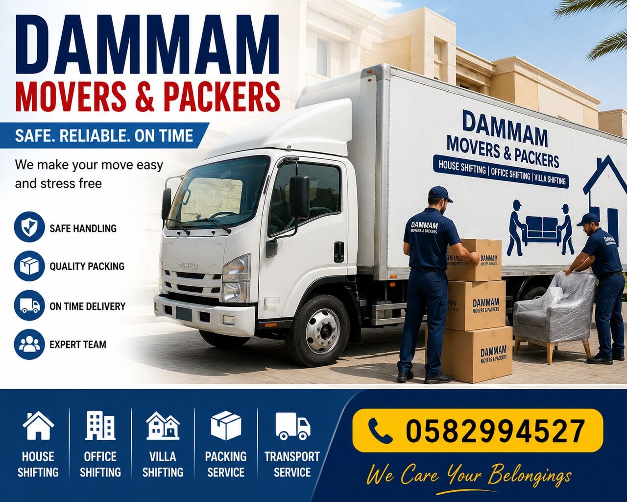 Dammam, Household, DAMMAM MOVERS & PACKERS | PROFESSIONAL HOUSE SHIFTING & RELOCATION SERVICES 0582994527