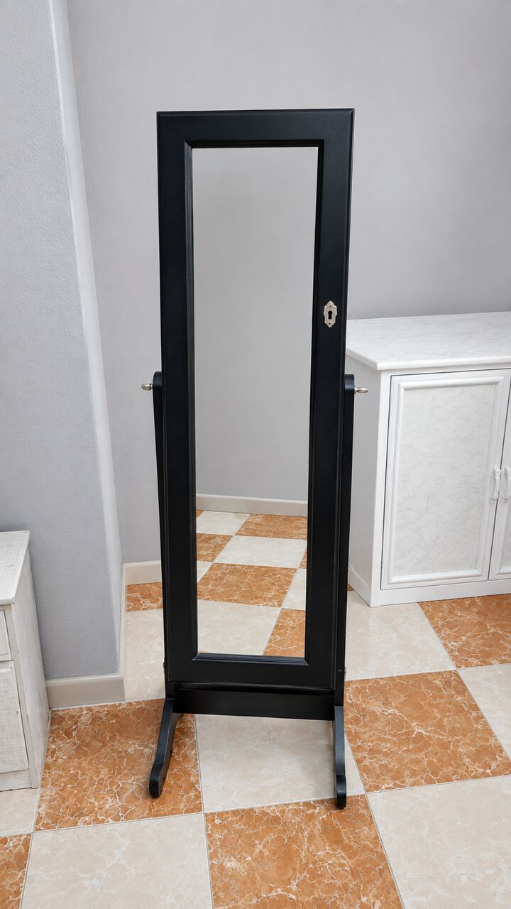 Jizan, Furniture, SAR 300,  Jewelery Cabinet With Full Body Mirror