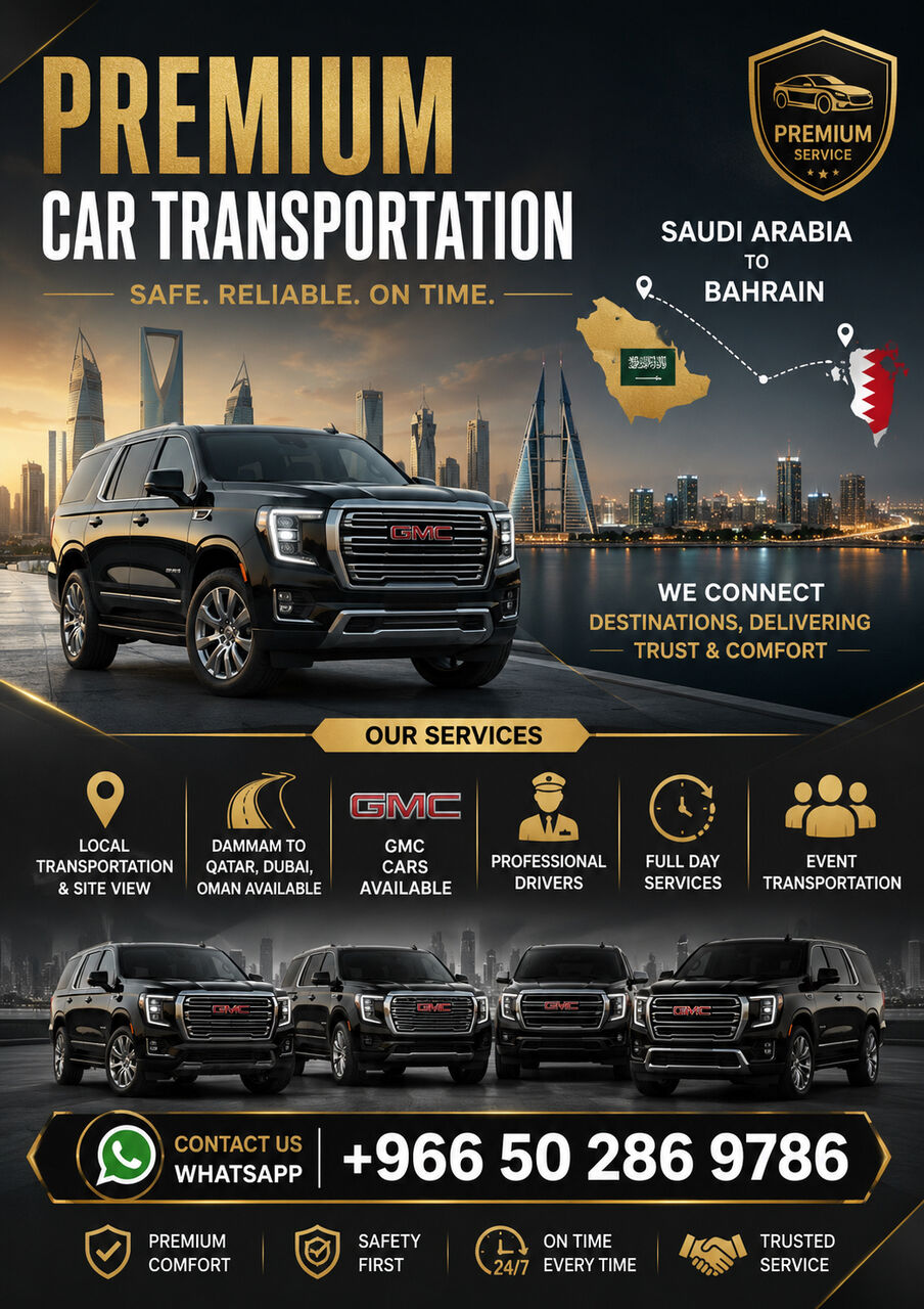 Jubail, Passenger Transport, Premium Taxi & Chauffeur Services  🚘 PREMIUM TAXI & CHAUFFEUR SERVICE 🌍  Dammam 🇸🇦 → B