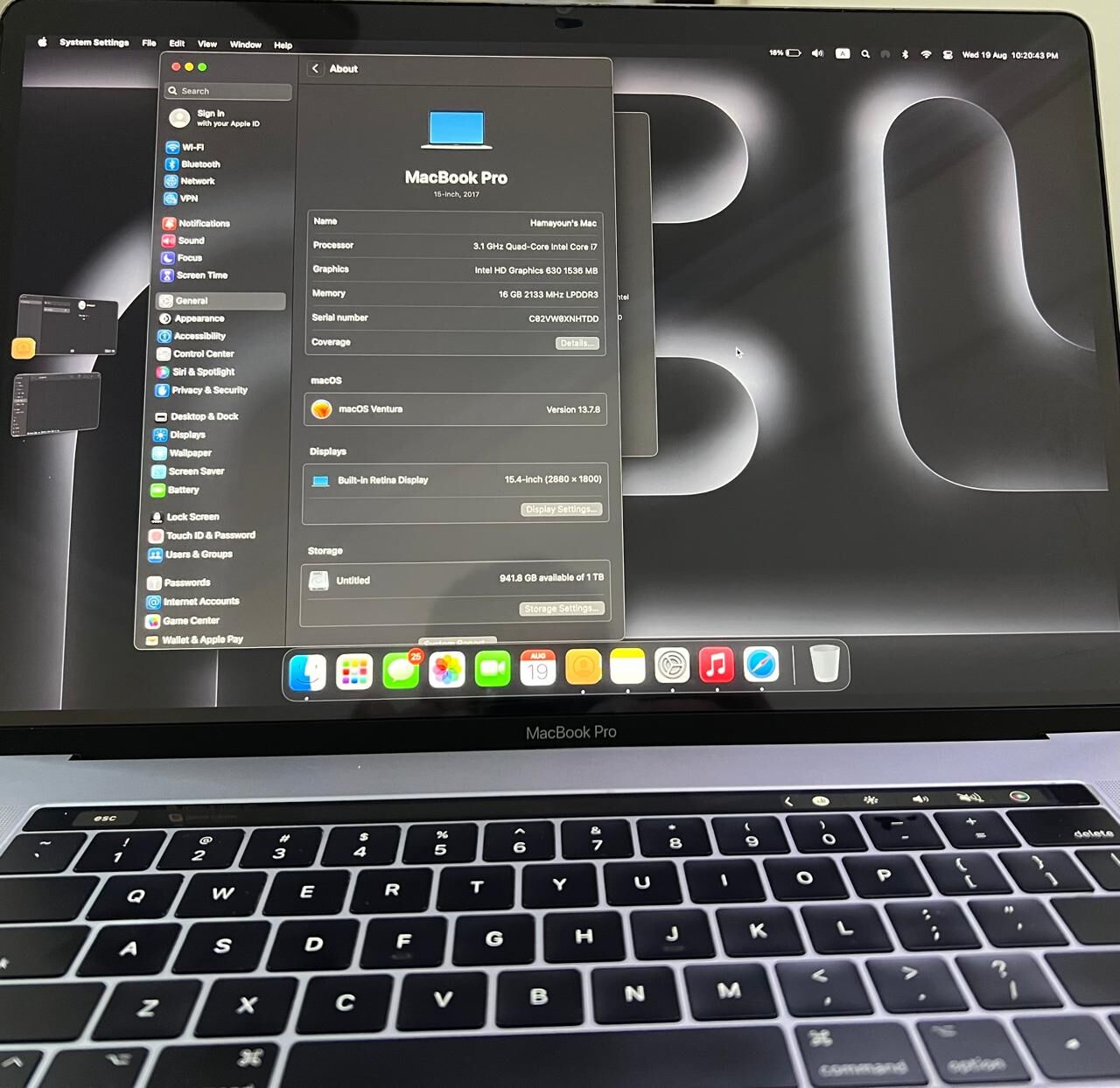 Al Rehab, Computers, SAR 1400,  MacBook Pro 2017 15-inch &ndash; 1TB SSD | 16GB RAM | Core I7
