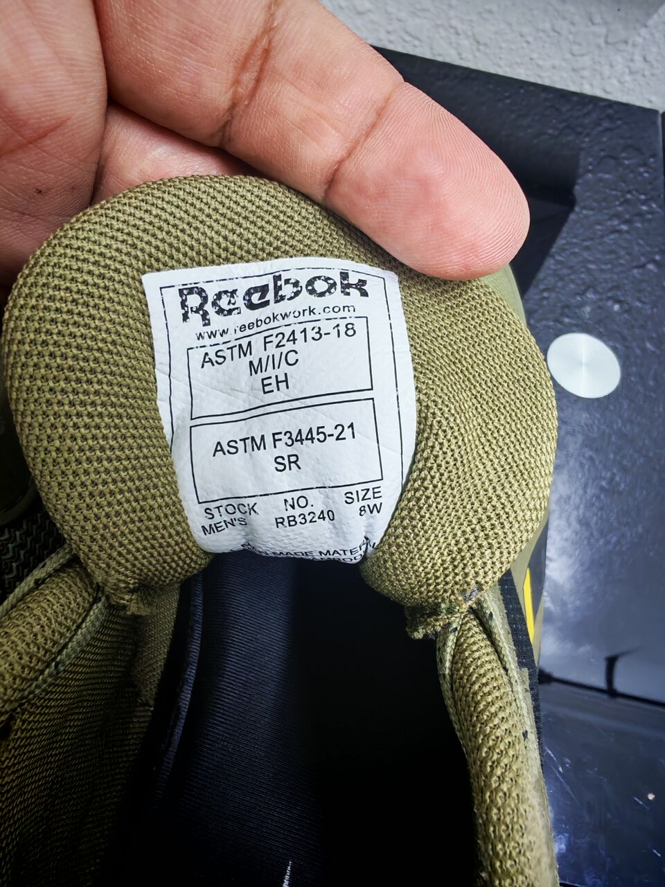 Al Jubail Al Balad, Clothing & Accessories, SAR 250,  Reabok Safety Shoes