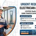 ELECTRICIAN And PLUMBER Requirement