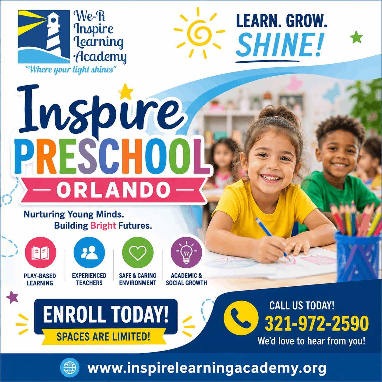 New York, Education, Inspire Preschool Orlando &ndash; A Caring Place To Learn, Play & Grow