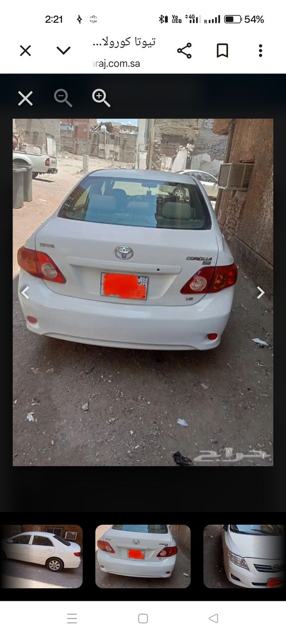 Riyadh, Vehicles, Cars & Trucks , SAR 14500,  Corolla 2010,  2010,  Manual,  500000 KM,  Urgent Sale