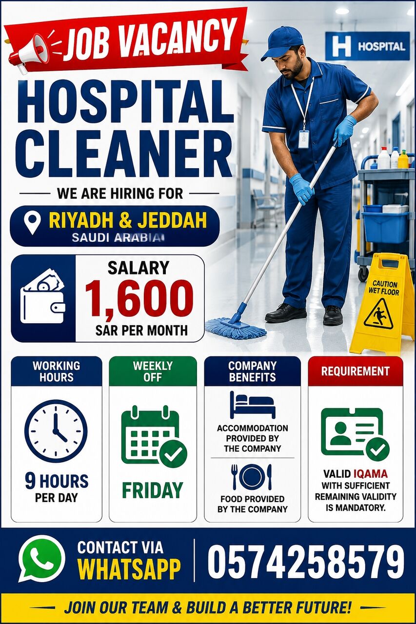 Riyadh, Jobs, Hospital Clenar