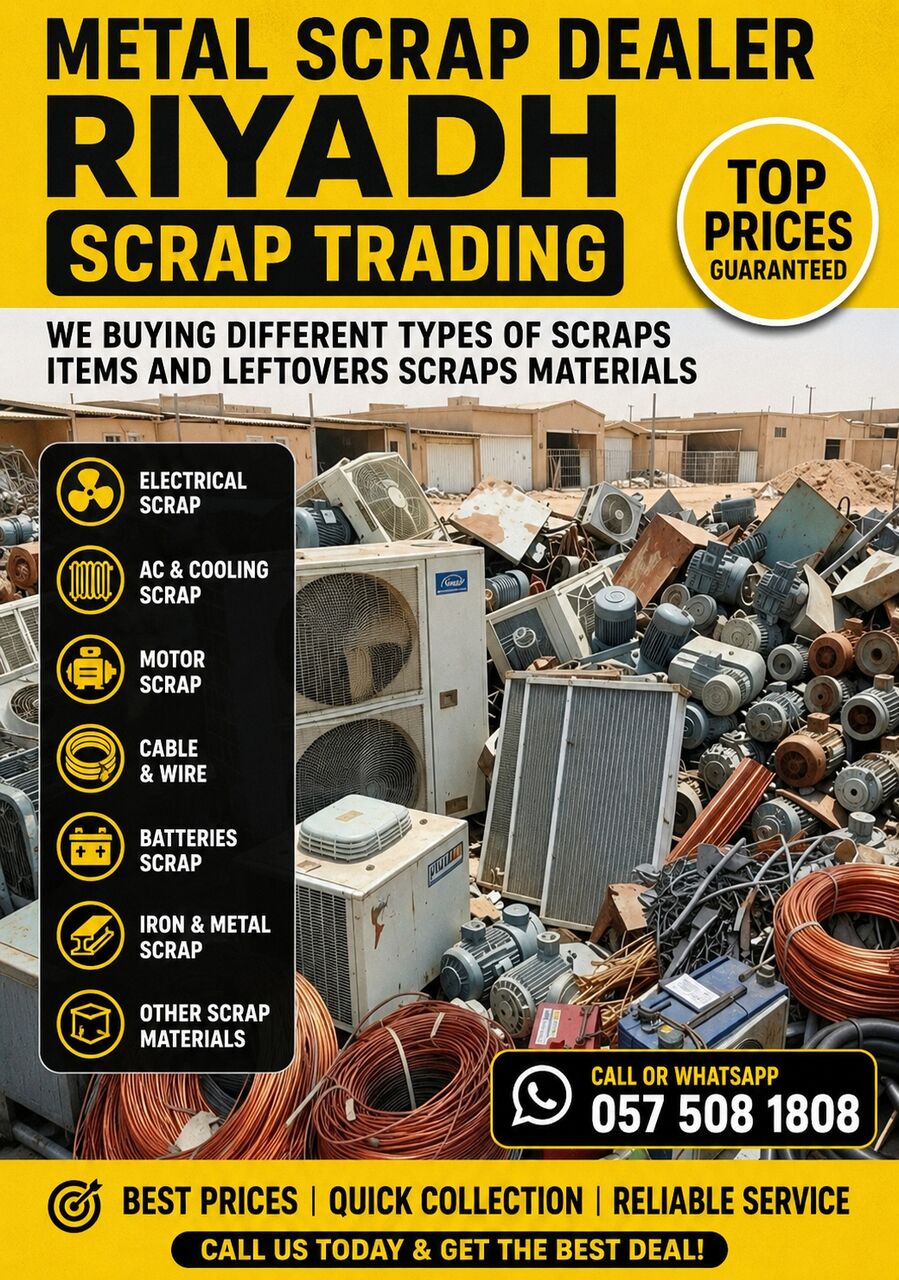 Al Olaya, Items Wanted, Scrap Buyers In Riyadh Scrap Dealers 0575081808