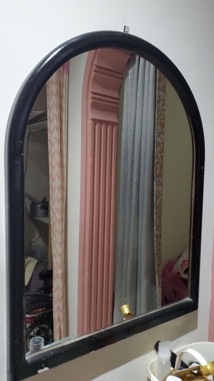 Jeddah, Furniture, SAR 50,  Wooden Mirror - Wall Hanging