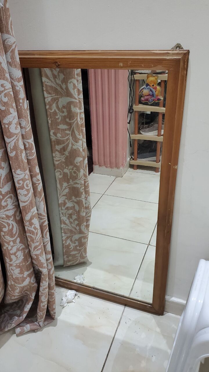 Jeddah, Furniture, SAR 50,  Mirror With Wooden Frame