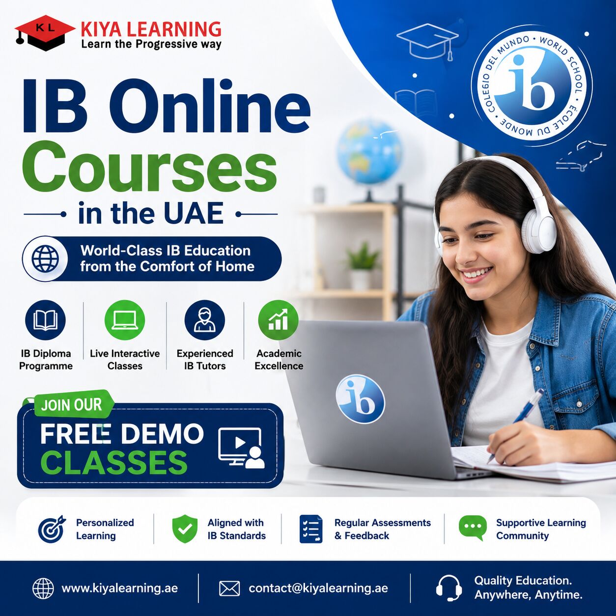 Dubai, Lessons Offered, IB Online Courses In The UAE