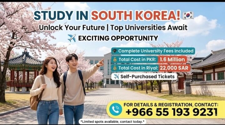 Riyadh, Jobs, Study In Korea