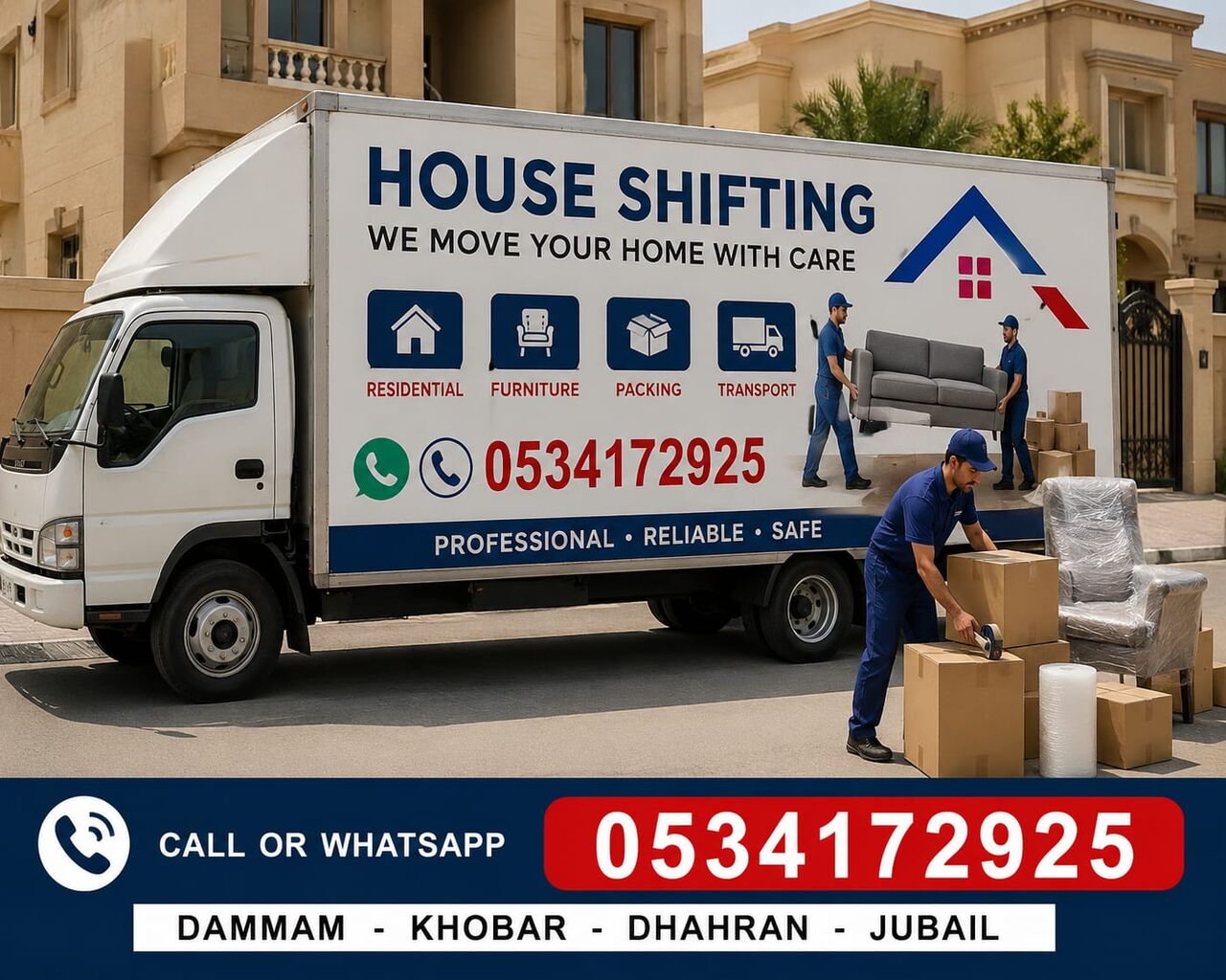 Khobar, Labor/Moving, House Shifting