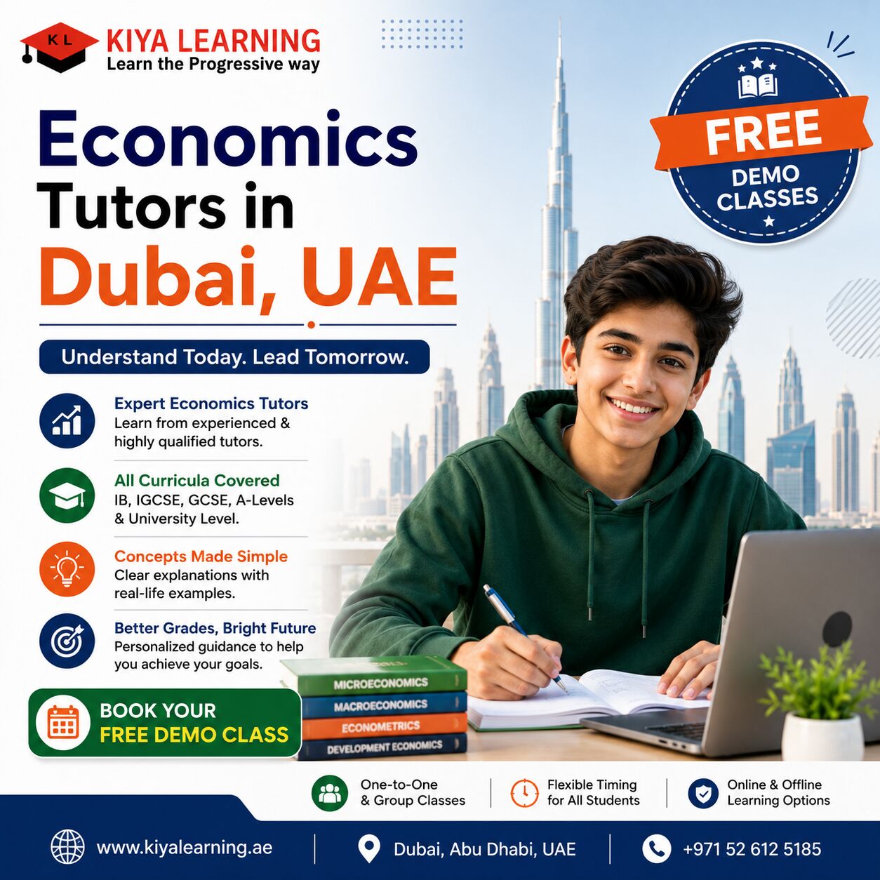 Dubai, Lessons Offered, Economics Tutors In Dubai