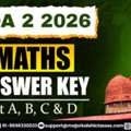 Download NDA 2 Maths Answer Key 2026 For All Question Paper Sets