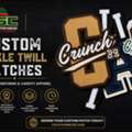 Custom Tackle Twill Patches For Teams, Uniforms & Varsity Apparel
