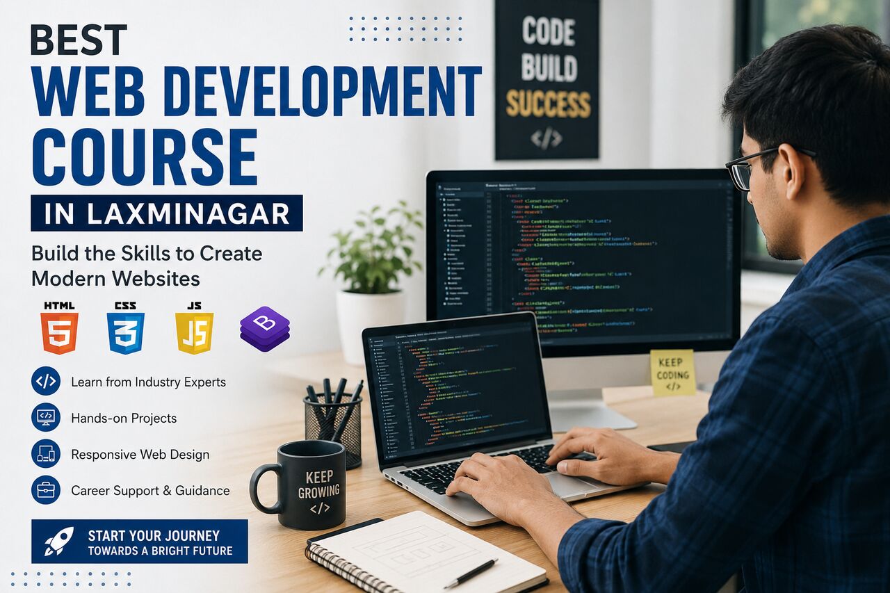 Laxmi Nagar, Education, Professional Web Development Training For Beginners In Laxminagar