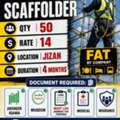 URGENTLY REQUIRED SCAFFOLDER!