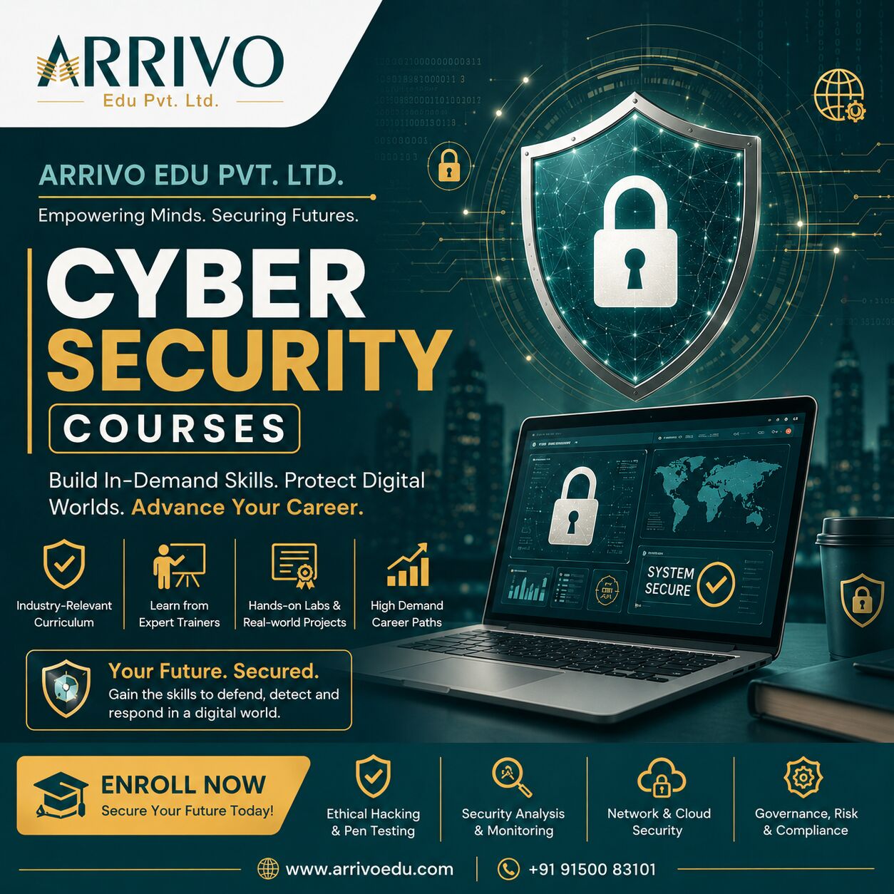 Ahmedabad, Education, Cyber Security Courses - Arrivo Edu Pvt Ltd