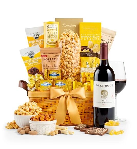 Washington DC, Food, Shop Stunning Gold Gift Basket Collection For Every Occasion