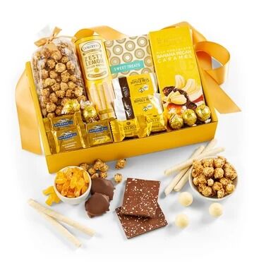 Washington DC, Food, Shop Stunning Gold Gift Basket Collection For Every Occasion