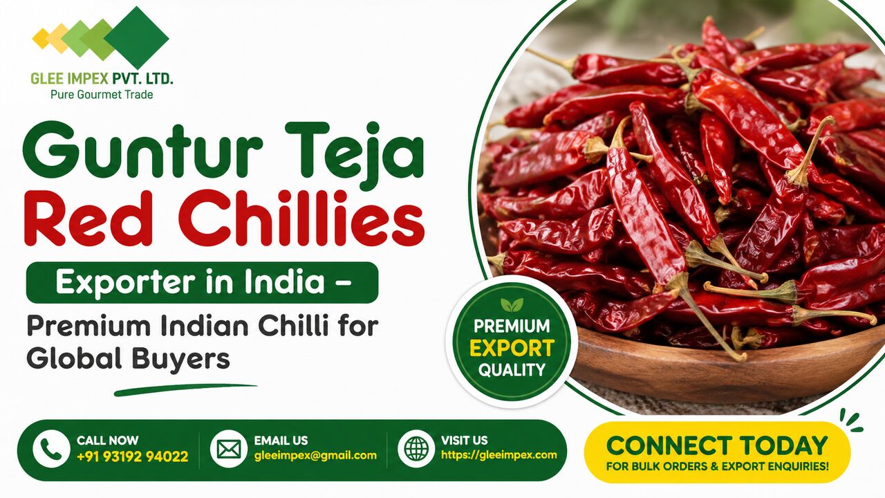 Mumbai, Business Partners, Guntur Teja Red Chilli Exporter In India | GLEE IMPEX