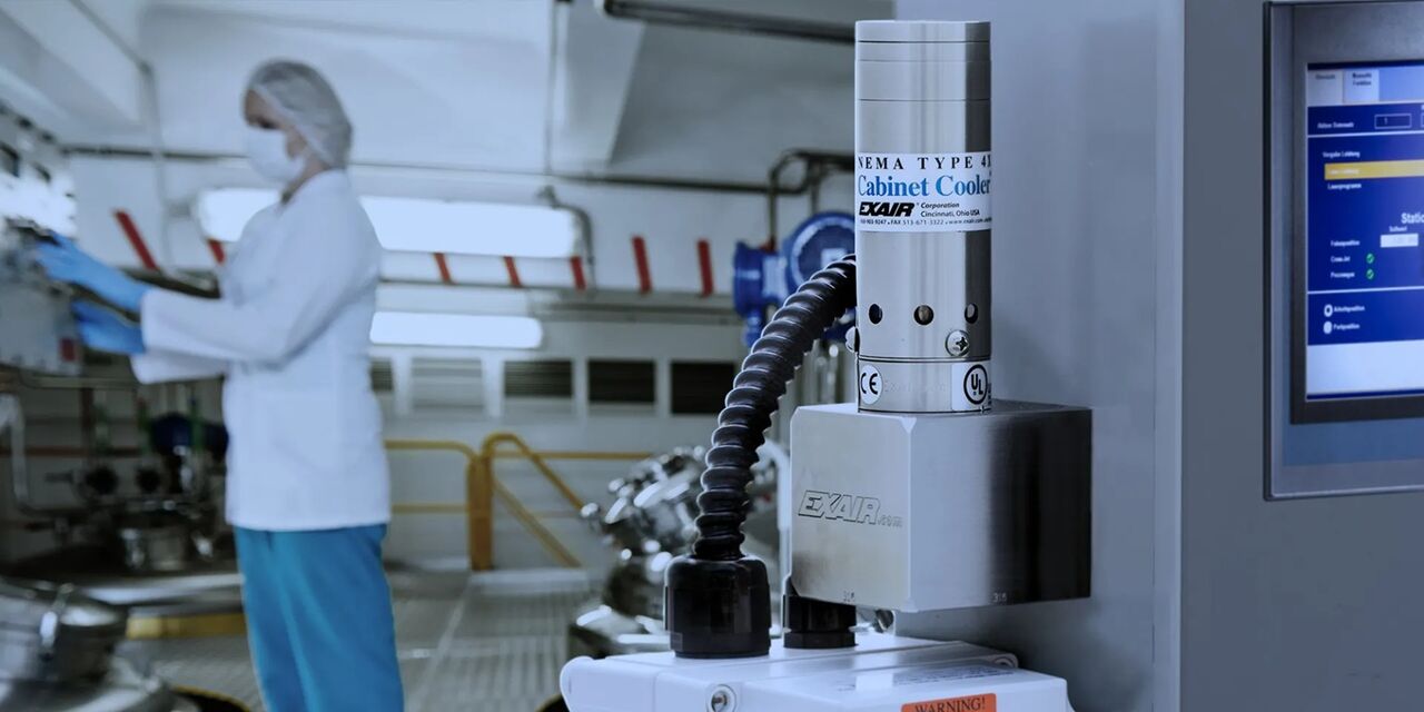 New York, Business, Compressed Air Cabinet Cooler For Heat Control