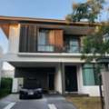 THB 55000,  60 Sq. Feet,  2-story Detached House For Rent, Manthana Village. On Nut-Wongwaen 3 Eastern Ring Road,